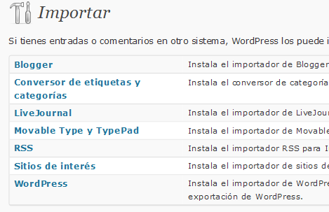 Importar ‹ Albert Garcia Pujadas - qtorb — WordPress